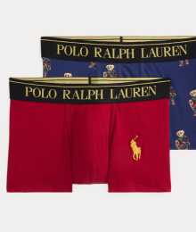 Ralph Lauren, boxers, 2pack, beer, blauw