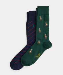 Ralph Lauren, Sokken 2-pack, Pony/stripe