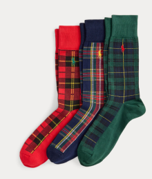 Ralph Lauren, Sokken 3-pack, ruit