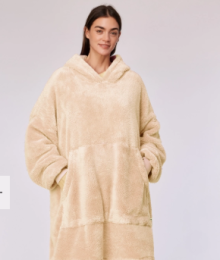 Woody, unisexsweater, beige