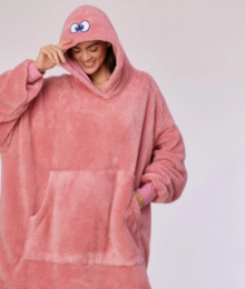 Woody, unisexsweater, roze