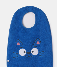 Slabbetje, donkerblauw, Woody