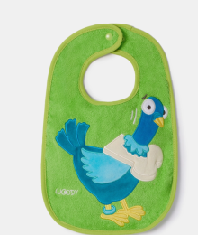 Woody, slabbetje, duif