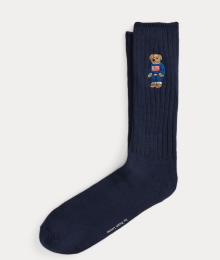 Ralph Lauren, kousen, donkerblauw, beer