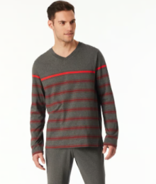 Schiesser, Pyjama, donkergrijs