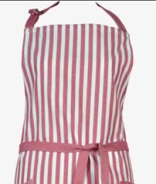 Sander, keukenschort, Adam rood