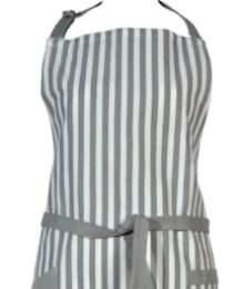 Sander, keukenschort, Adam grijs