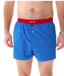 Mc Alson, boxer, blauw, skiërs