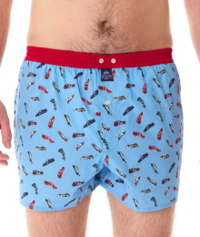 Mc Alson, boxer, blauw, auto's