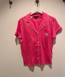 Ralph Lauren, Pyjama, knoopjes, roze