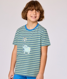 Woody, jongenspyjama, olifant, gestreept