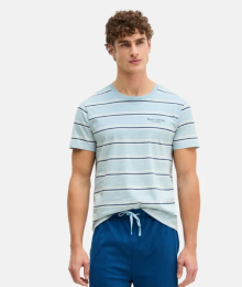 Marco Polo, pyjama, lichtblauw, streep