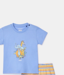 Woody, babypyjama, meisjes, lichtblauw