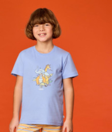 Woody, jongenspyjama, lichtblauw