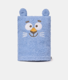 Woody, washandje, tijger, blauw