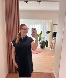 Pluto, kleedje, Harlow, navy blue