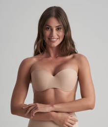 Bye Bra, PlakBH GLAM bra, huidskleur - D