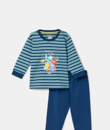Woody, babypyjama, blauwe streep, Aliens