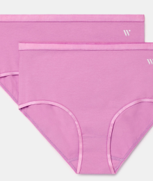 Woody, Dames midislip, roze