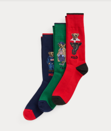 Ralph Lauren, Sokken 3- pack, polobear