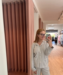Ralph Lauren, pyjama, flanel, grijs