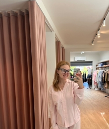 Ralph Lauren, damespyjama, roze ruit