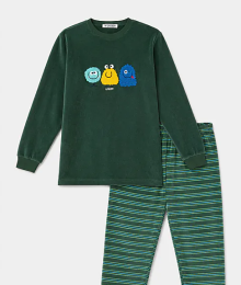 Woody, jongenspyjama, velour, aliens