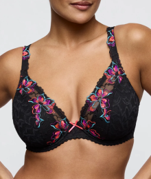Prima Donna, plunge bh, myara, floral