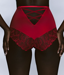 Prima Donna, hoge slip, solisse, rood