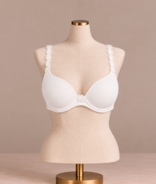 Marie Jo, padded bra heartshape, wit