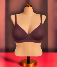 Mey, invisibles, bralette, hot maroon
