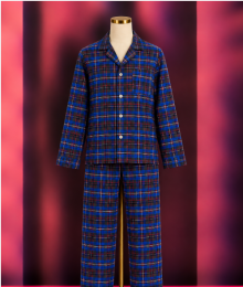 Ralph Lauren, herendoorknooppyjama, blauw