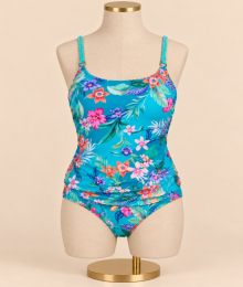 Amoena, prothesetankini, Alvor, bloemen