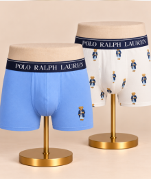 Ralph Lauren, boxers, 2pack, beer, wit
