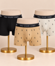 Ralph Lauren, boxershort 3-pack, beige