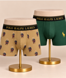 Ralph Lauren, boxers, 2pack, beer, kaki