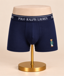 Ralph Lauren, boxer blauw, beer