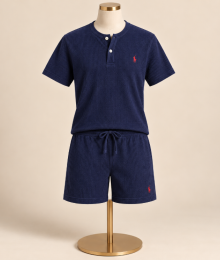 Ralph Lauren, pyjama korte broek, navy