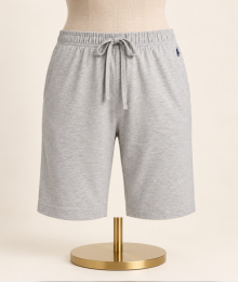 Ralph Lauren, pyjamashort, grijs melange