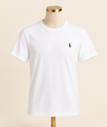 Ralph Lauren, t-shirt, wit, beer