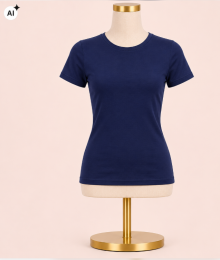 Ralph Lauren, t-shirt, dames, blauw