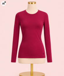 Ralph Lauren, pyjama shirt, LM, rood