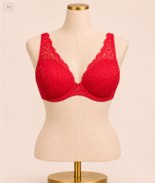 Marie Jo, plunge Bh, cyrille, true red