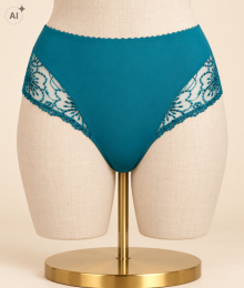 Mario Jo, tailleslip Jane, peacock